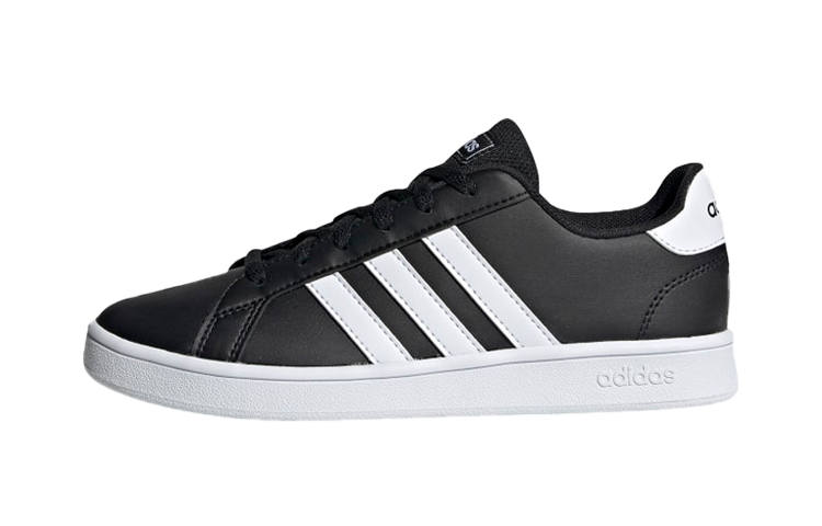 Adidas Neo GRAND COURT K Abrasion Resistant Abrasion Resistant Low top Skateboard Shoes Black Kids'