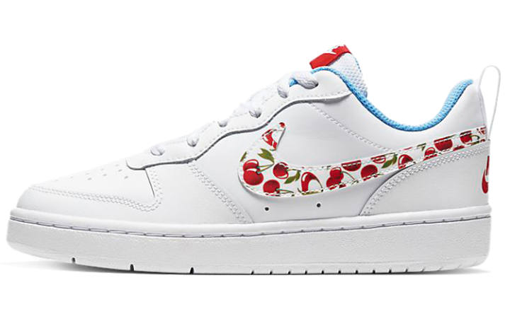 Nike Nike Court Borough Low 2 White Cherry GS