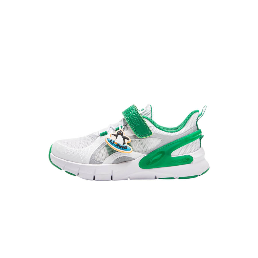 Li-Ning YOUNG Li Ning YOUNG Low top Kids Lifestyle Shoes White Green Children Aged 3 7 Years Old