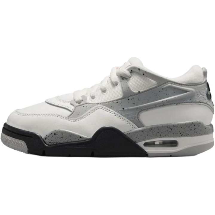 Jordan Jordan Air Jordan 4 Low top Basketball Shoes White Unisex