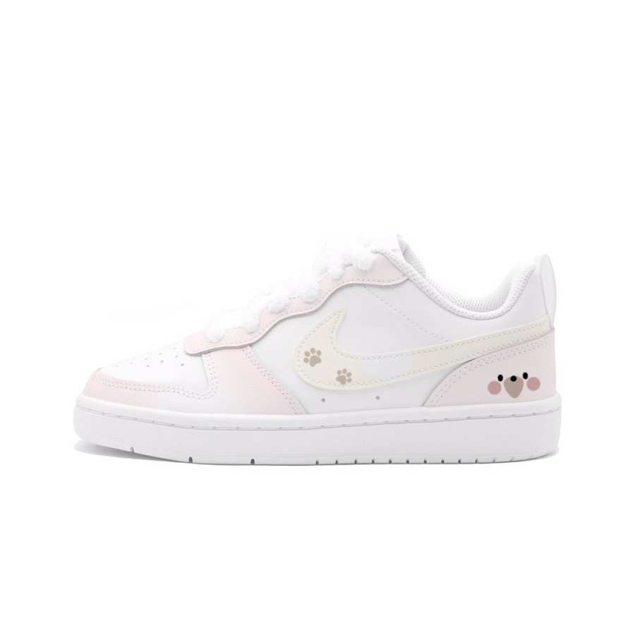 Nike Nike Court Borough Spirit Claw Elegant Elegy Leather Slip Resistant Cushioning Abrasion Resistant