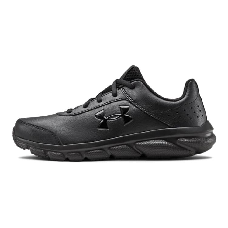 Under Armour 8 Uniform Synthetic GS Soft And Comfortable Low top Kids' Running Shoes Black Teenagers