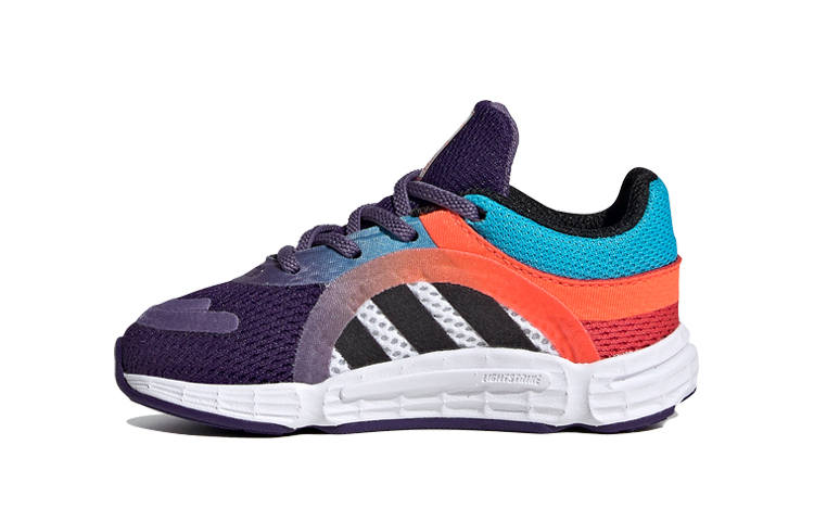 Adidas Originals Sonkei El I Slip Resistant Low top Toddler Shoes Blue Orange Purple Infant And Toddler