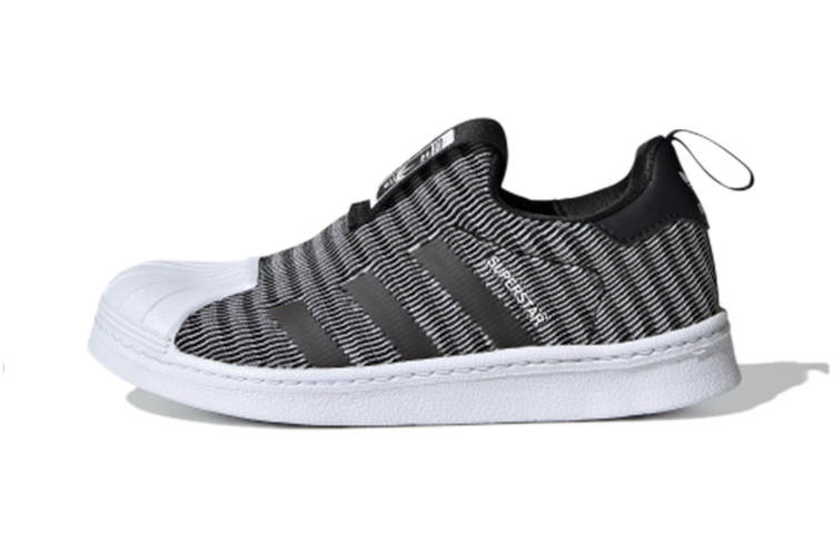 Adidas Originals Superstar Collection 360 Low top Kids' Skateboarding Shoes Black Children Aged 3 7 Years Old