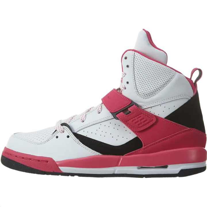 Jordan Jordan Flight 45 High top Basketball Shoes White Unisex