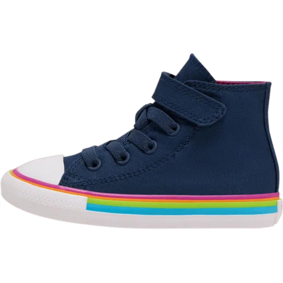 Converse Chuck Taylor All Star Cushioning, Wear Resistant High top Toddler Shoes Marine Blue Infant And Toddler