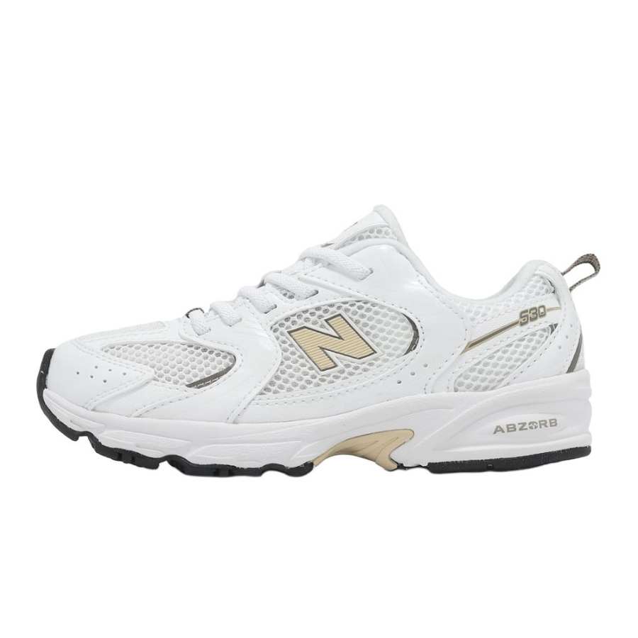 New Balance New Balance NB 530 Leather Abrasion Resistant Low top Kids Lifestyle Shoes White Kids'
