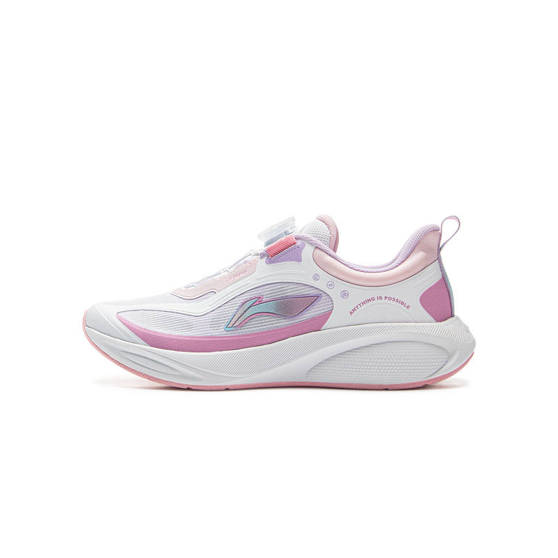 Li-Ning YOUNG Li Ning YOUNG Low top Running Shoes Standard White/Mahogany Pink/Pink Kids'
