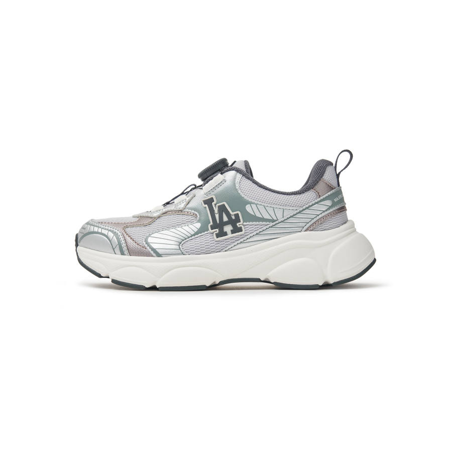 MLB Knob Slip Resistant And Breathable Low top Kids' Running Shoes Light Gray Kids'