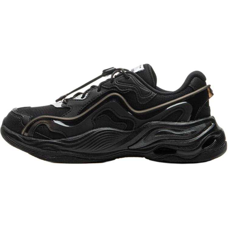 Li-Ning YOUNG Li Ning YOUNG Sports Life Collection Synthetic Leather Slip Resistant Abrasion Resistant Low top Kids' Running Shoes