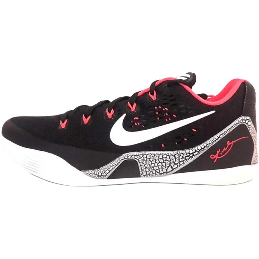 Nike Nike Kobe 9 Abrasion Resistant Low top Children's Basketball Shoes Black Pink Teenagers
