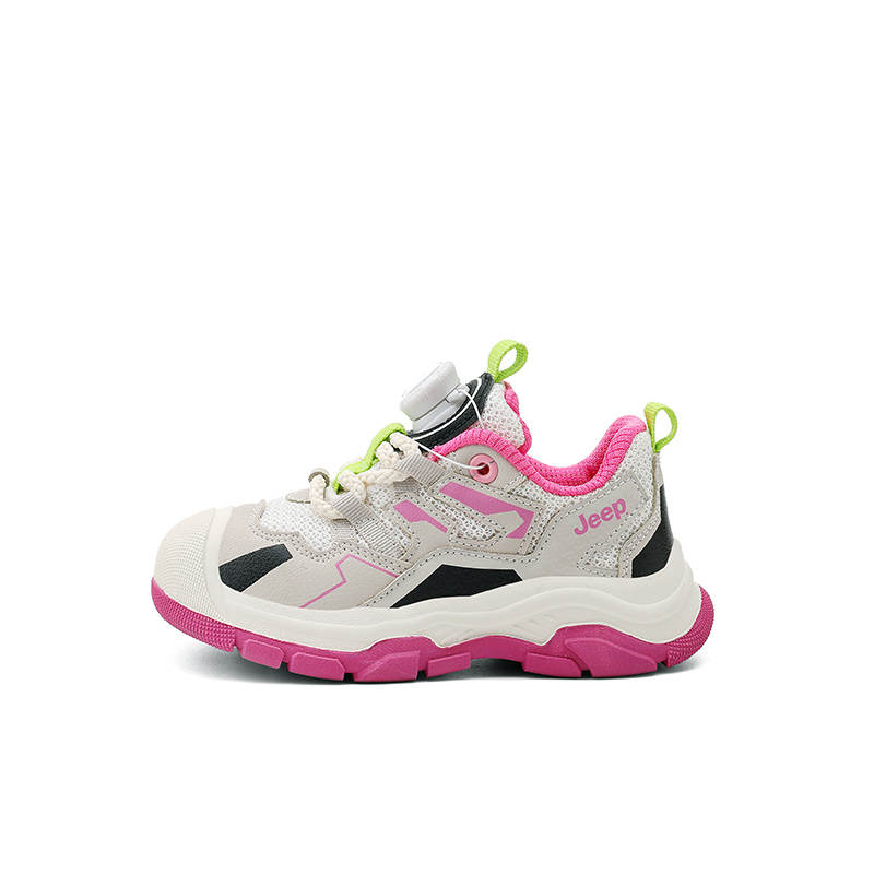 Jeep Kids' Running Shoes Neon Pink/Grey Kids'