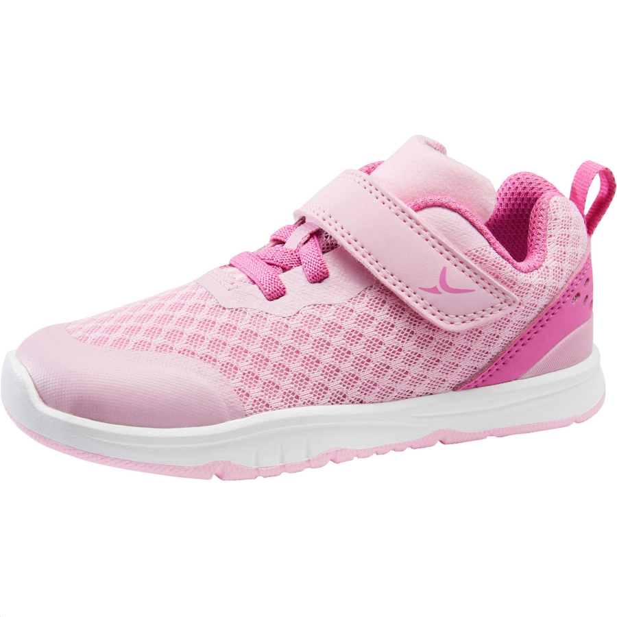 DECATHLON Slip Resistant Abrasion Resistant Slip Resistant Abrasion Resistant Low top Kids' Training Shoes Pink