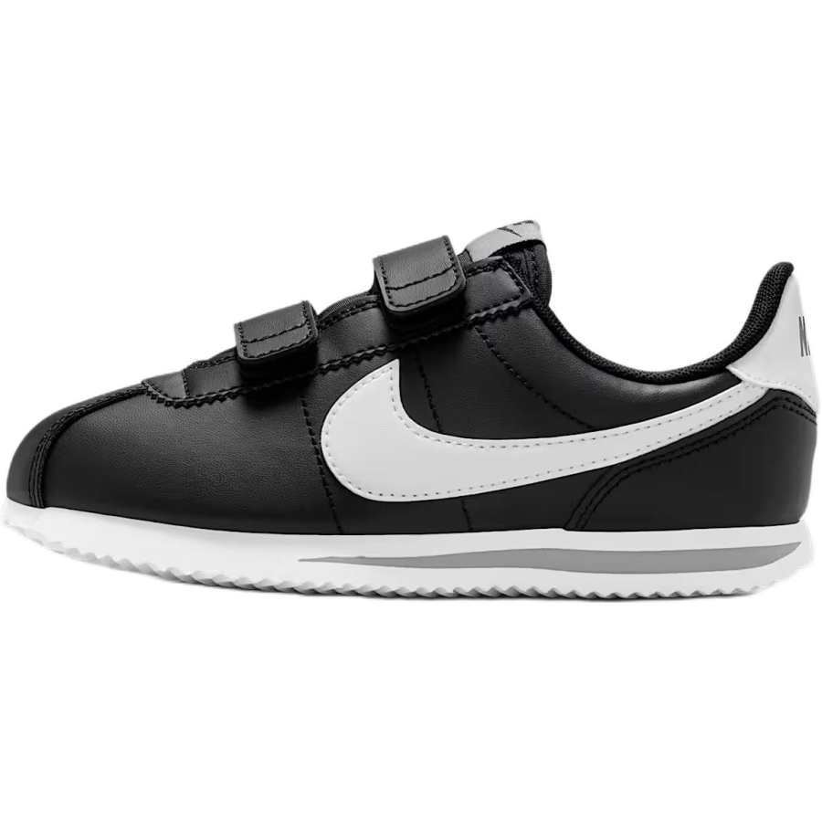 Nike Nike Cortez Low top Kids Lifestyle Shoes Black White Children Aged 3 7 Years Old