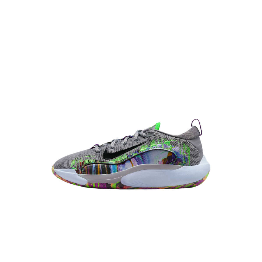 Nike Nike ISOFLY Cushioning Rebound Breathable Low top Children's Basketball Shoes Kids'