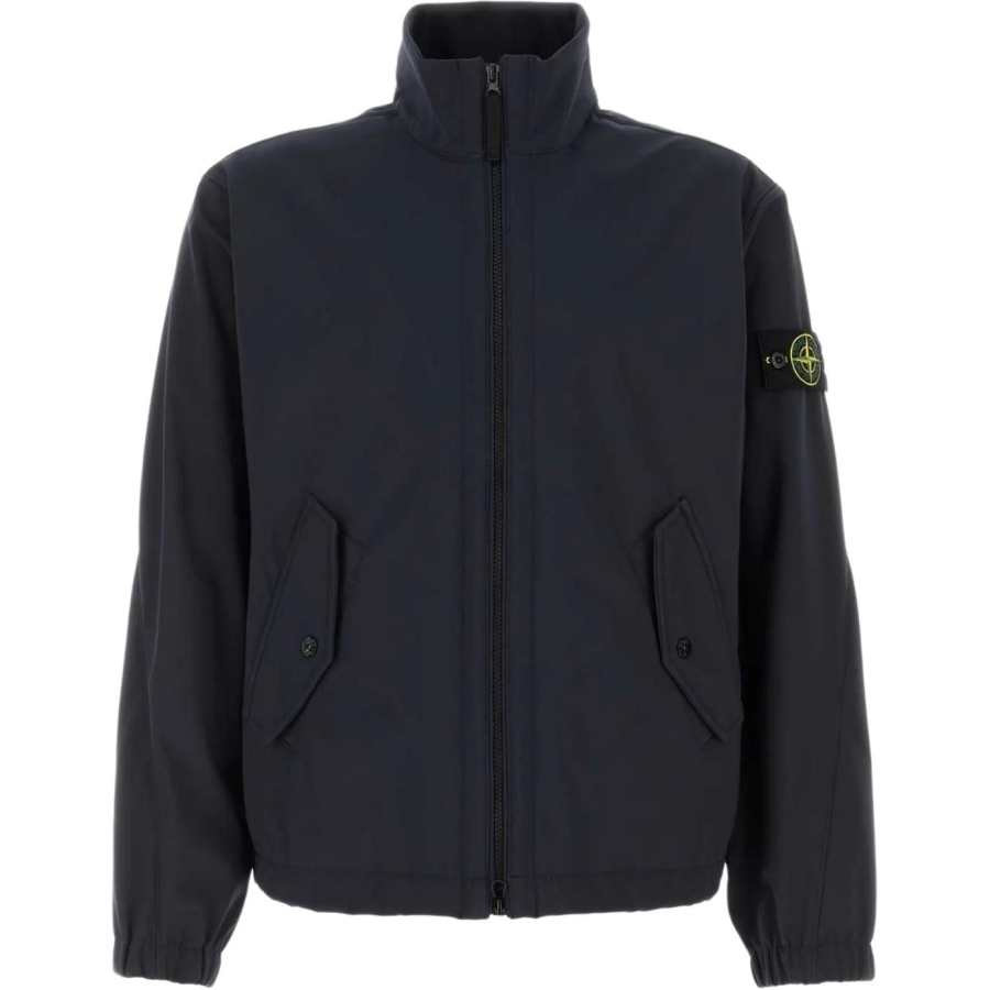 Stone Island High Neck Zip-Up Jacket
