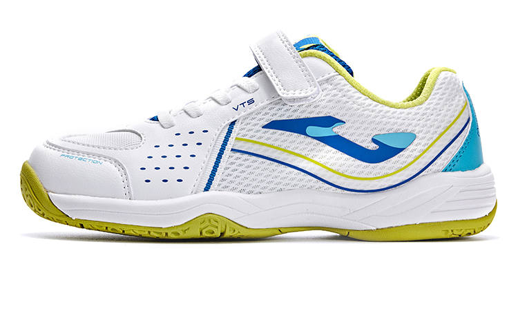 Joma Training Series Slip Resistant Abrasion Resistant Volleyball Shoes White Blue Kids'