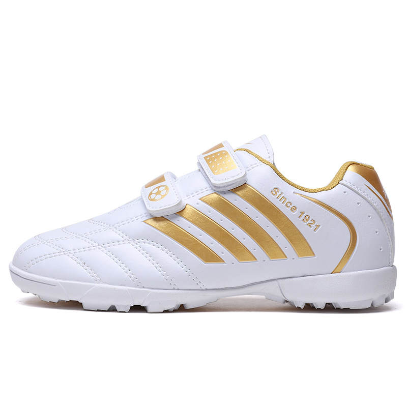 Binary Binary Low top Kids' Soccer Shoes White Gold Kids'