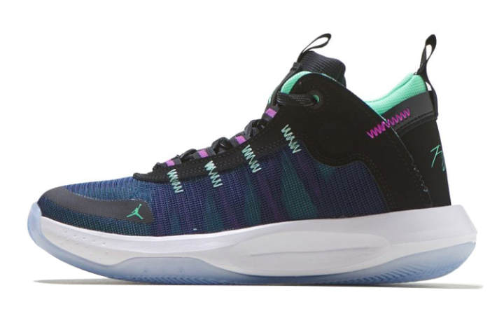 Jordan Jordan Jumpman 2020 Mid top Basketball Shoes Black Blue White Unisex