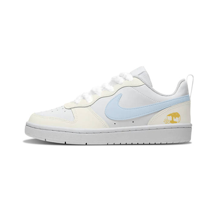 Nike Nike Court Borough Low 2 Leather Slip Resistant Cushioning Abrasion Resistant