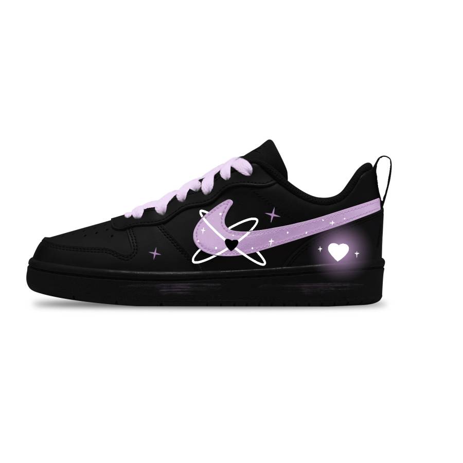 Nike Nike Court Borough Leather Slip Resistant Abrasion Resistant Kids' Skateboarding Shoes Unisex