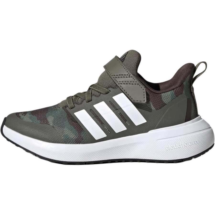 Adidas Adidas Fortarun 2.0 Slip Resistant Abrasion Resistant Low top Kids' Running Shoes Dark Brown Kids'