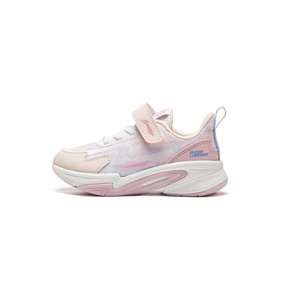 Li-Ning YOUNG Li Ning YOUNG Abrasion Resistant Low top Kids Lifestyle Shoes Pink Kids'