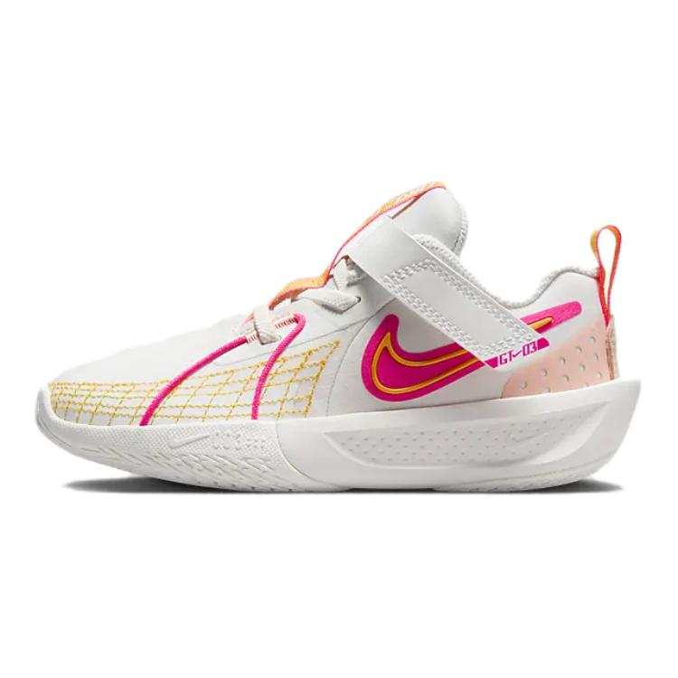 Nike Nike G.T. Cut 3 Low top Children's Basketball Shoes Orange White Children Aged 3 7 Years Old