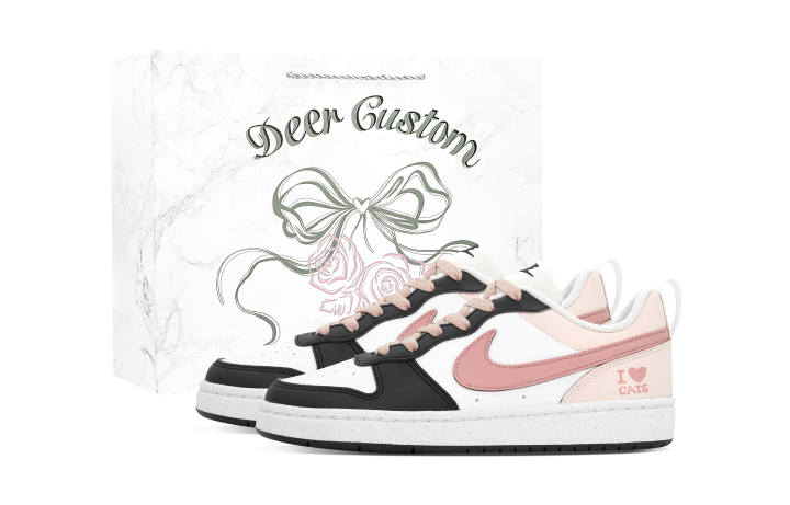 Nike Nike Court Borough DEER Heartbeat Affection Leather Slip Resistant Abrasion Resistant Slip Resistant Abrasion Resistant