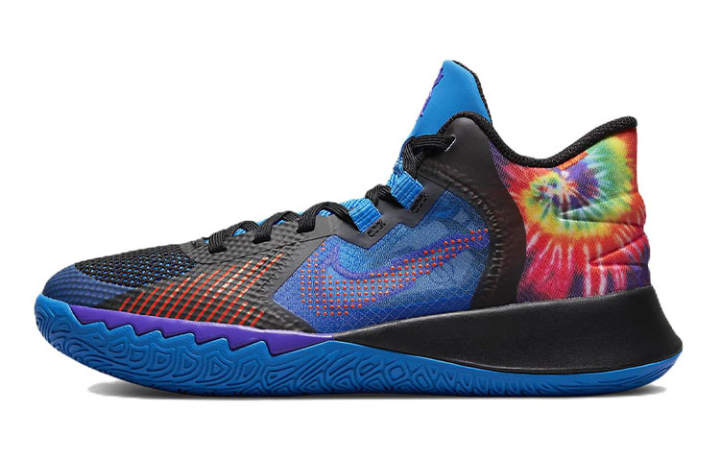 Nike Nike Flytrap 5 Kyrie Mid top Basketball Shoes Blue Red Unisex
