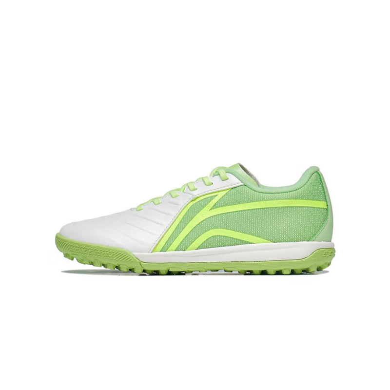 Li-Ning YOUNG Li Ning YOUNG Slip Resistant Abrasion Resistant Slip Resistant Abrasion Resistant Kids' Soccer Shoes White Green Kids'