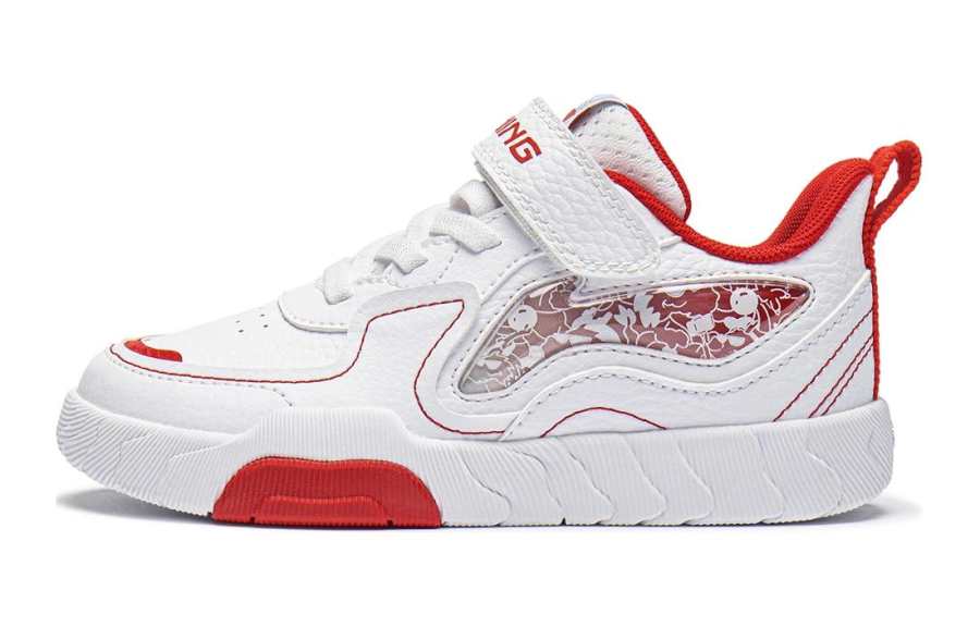 Li-Ning YOUNG Li Ning YOUNG Cushioning, Wear Resistant Low top Kids' Running Shoes White Kids'