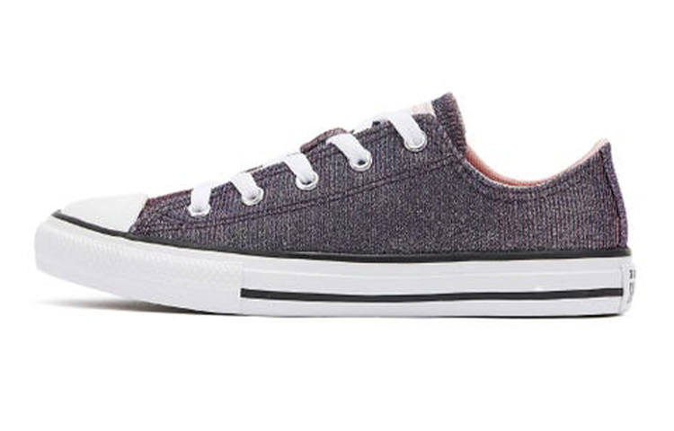 Converse Chuck Taylor All Star Abrasion Resistant Breathable Low top Kids Canvas Shoes Purple Pink Teenagers