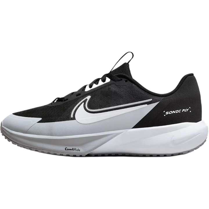 Nike Nike SONIC FLY Low top Running Shoes Black White Unisex