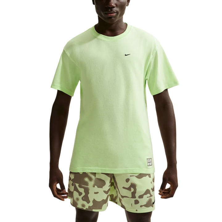Nike Nike T Shirts Men's Light Liquid Lime Crew Neck Moderate