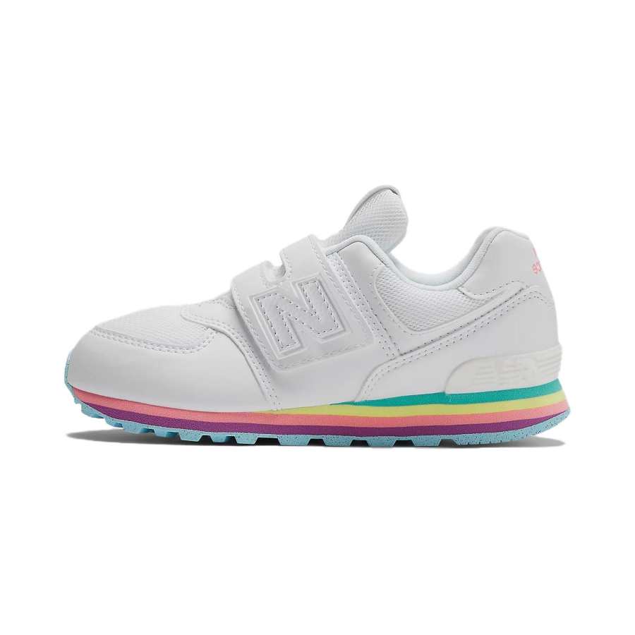 New Balance New Balance NB 574 Abrasion Resistant Low top Kids Lifestyle Shoes White Children Aged 3 7 Years Old