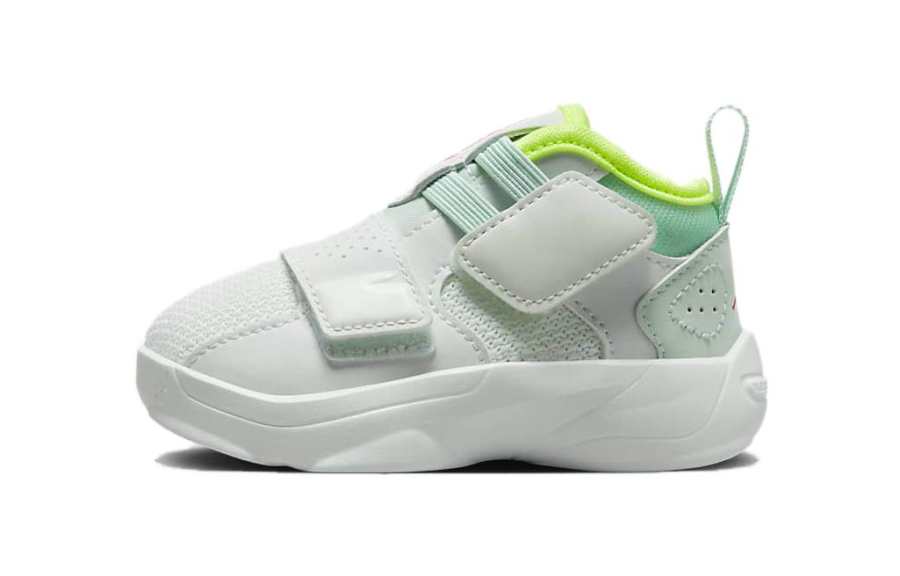 Jordan Jordan Zion 2 TD Cushioning Slip Resistant Cushioning Slip Resistant Low top Basketball Shoes White Green