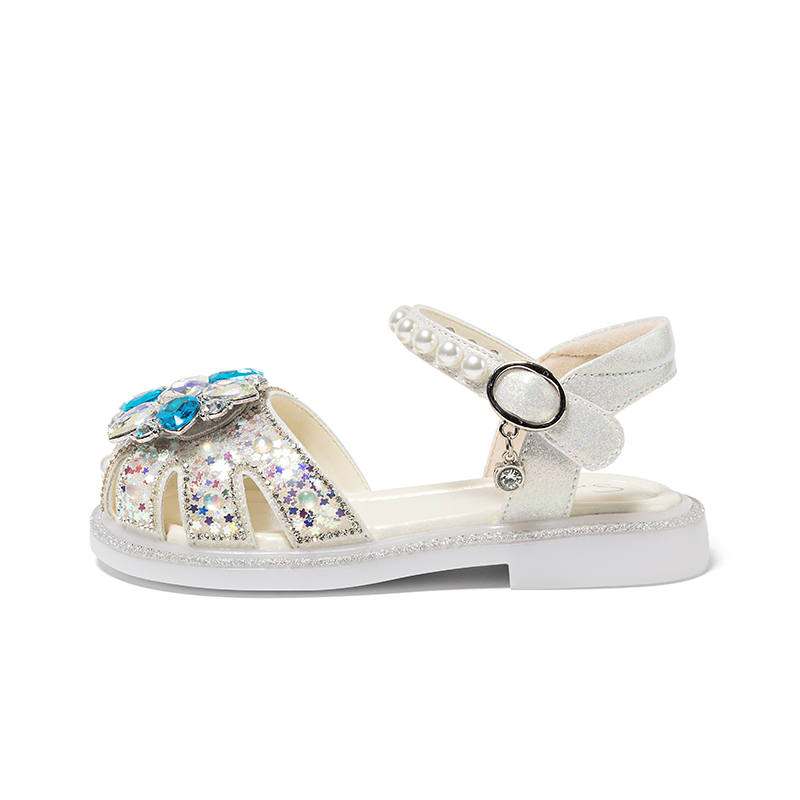 Snoffy Synthetic Leather Non Slip And Waterproof Children's Sandals White Kids'