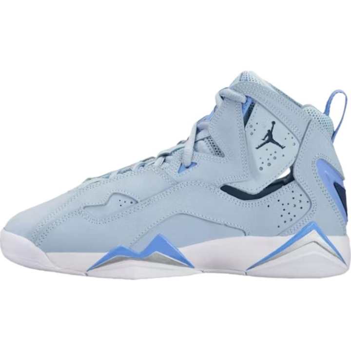Jordan Jordan True Flight Mid top Basketball Shoes Blue Unisex