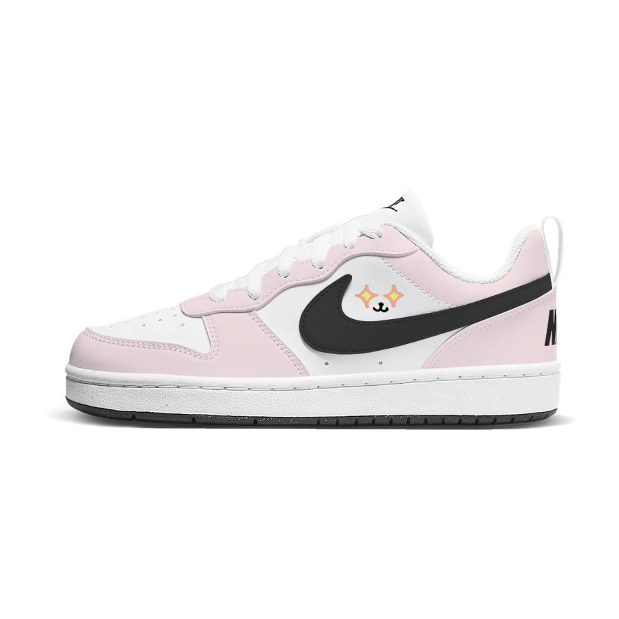 Nike Nike Court Borough Pig's Hoof Slip Resistant Slip Resistant Low top Kids' Skateboarding Shoes Pink Unisex