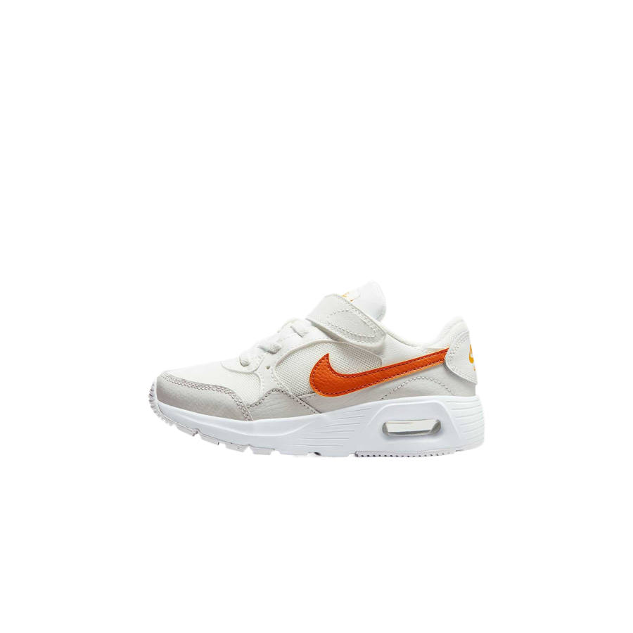Nike Nike Air Max SC Low top Kids Lifestyle Shoes Peak White/Broad Gray/Orange/Chili Red Children Aged 3 7 Years Old