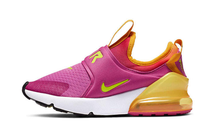 Nike Nike Air Max 270 Extreme SE Kids Lifestyle Shoes Purple Gold Red Children Aged 3 7 Years Old