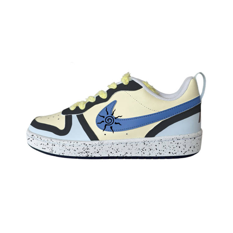 Nike Nike Court Borough Sun God Synthetic Leather Low top Kids' Skateboarding Shoes Blue Unisex