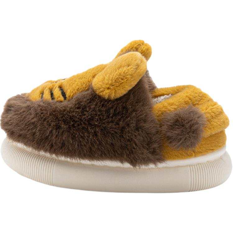 EBMINI EBMINI Soft Sole Cute Versatile, Casual Comfortable, Baby Cotton Slippers, Thickened And Fleece Lined Cold Resistant