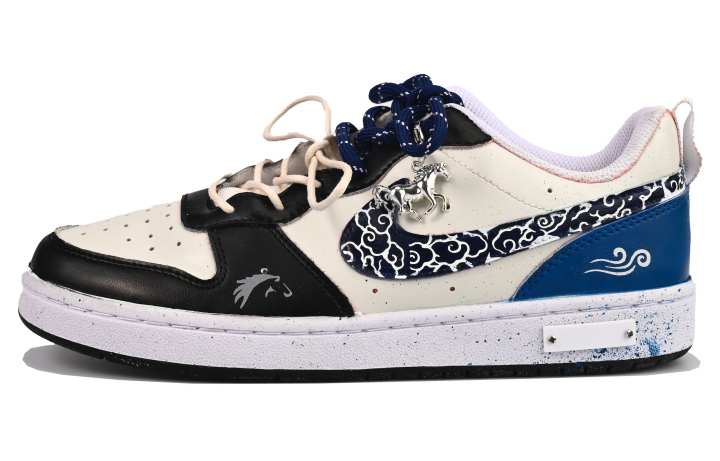 Nike Nike Court Borough Cloud Mist Silver Horse Vlad Minimalist Style, Cool And Flashy Synthetic Leather Low top