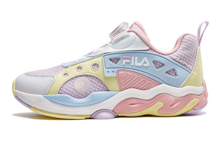 FILA KIDS Comfortable Cushioning, Wear Resistant Low top Kids' Running Shoes Light Lavender