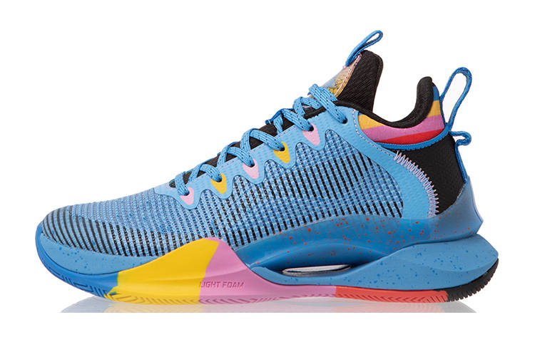 Li-Ning YOUNG Li Ning YOUNG Sports Mid top Performance Basketball Shoes Blue Unisex