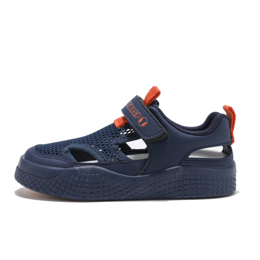 BIG WASP Slip Resistant Cushioning Breathable Low top Children's Sandals Blue Teenagers