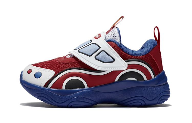 Li-Ning YOUNG Li Ning YOUNG Starlight Slip Resistant Cushioning Abrasion Resistant Low top Casual Shoes White Red
