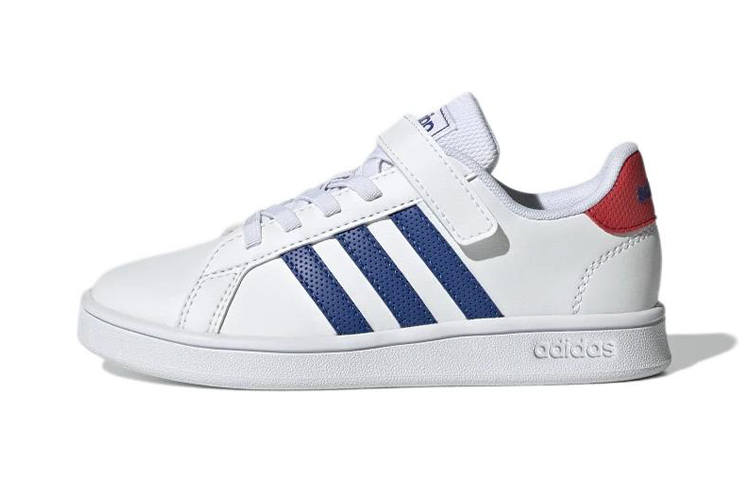 Adidas Neo Adidas Grand Court Little Kid 'White Royal Blue'